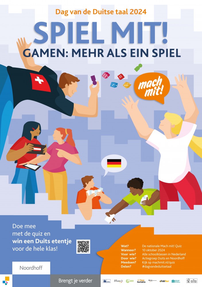 Poster Noordhoff Dag van de Duitse taal 2024